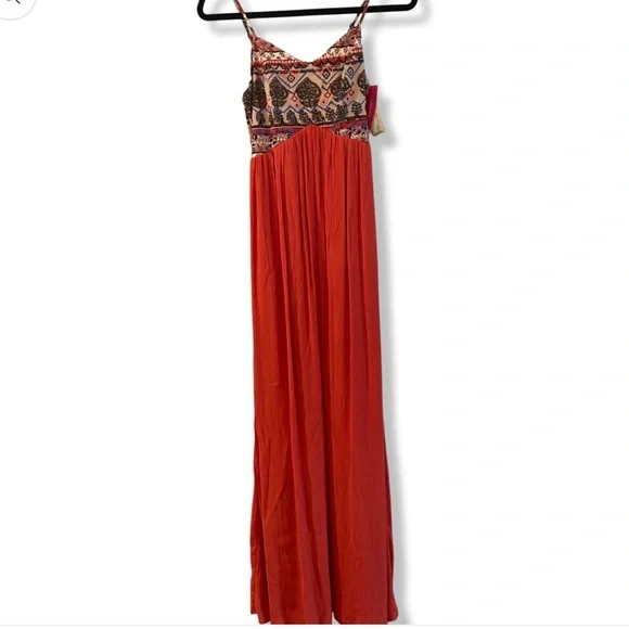 open lace back dress Xhilaration Women's V-Neck Midi Cover Up Dress main image 1
